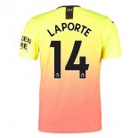 Maglia Manchester City NO.14 Laporte Terza 2019 2020 Arancione