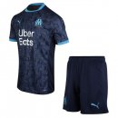 Maglia Marseille Away Bambino 2020 2021 Blu