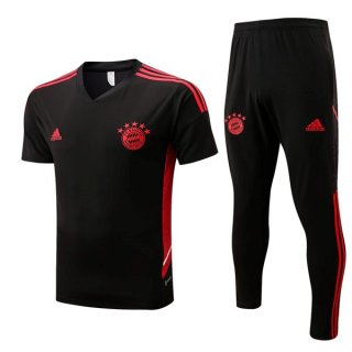 Maglia Bayern Monaco Set Completo 2022 2023 Nero Rosso