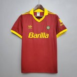 Thailandia Maglia AS Roma Home Retro 1991 1992 Thailandia Maglia AS Roma Home Retro 1991 1992