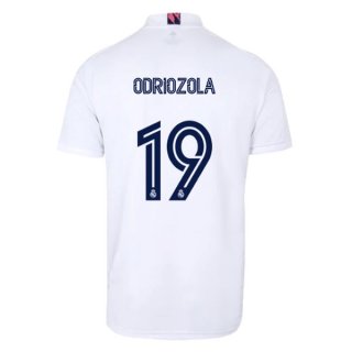 Maglia Real Madrid Home NO.19 Odriozola 2020 2021 Bianco