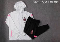 Felpa Cappuccio Paris Saint Germain 2021 2022 Grigio Nero