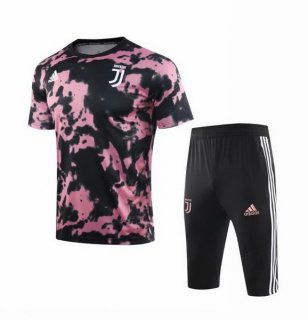 Maglia di Formazione Juventus Set Completo 2019 2020 Nero Rosa