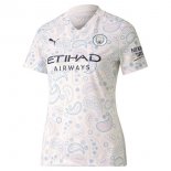 Maglia Manchester City Terza Donna 2020 2021 Bianco