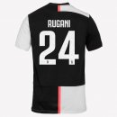 Maglia Juventus NO.24 Rugani Home 2019 2020 Bianco Nero
