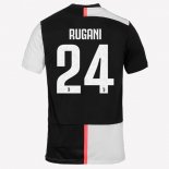 Maglia Juventus NO.24 Rugani Home 2019 2020 Bianco Nero