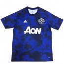 Maglia di Formazione Manchester United 2019 2020 Blu Navy