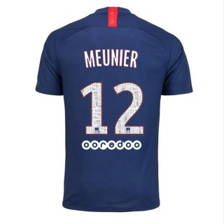 Maglia Paris Saint Germain NO.12 Meunier Home 2019 2020 Blu
