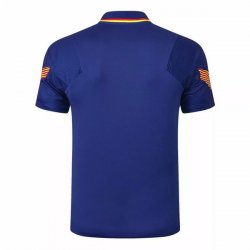 Polo Barcellona 2020 2021 Blu Arancione Polo Barcellona 2020 2021 Blu Arancione