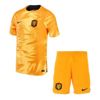 Maglia Paesi Bassi Home Bambino 2022 2023