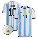 3 Stelle Tailandia Maglia Argentina Home Messi 2022 2023 3 Stelle Tailandia Maglia Argentina Home Messi 2022 2023