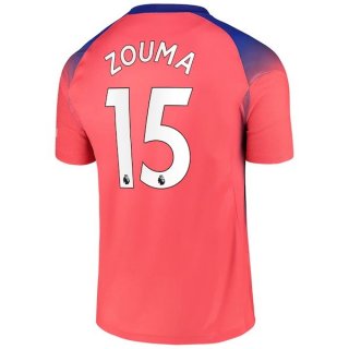 Maglia Chelsea NO.15 Zouma Terza 2020 2021 Arancione