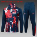 Bambino Giacca PSG 2024 2025 Rosso Blu 3 Bambino Giacca PSG 2024 2025 Rosso Blu 3