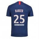 Maglia Paris Saint Germain NO.25 Bakker Home 2019 2020 Blu Maglia Paris Saint Germain NO.25 Bakker Home 2019 2020 Blu