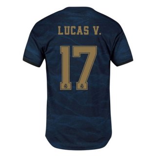 Maglia Real Madrid NO.17 Lucas V. Away 2019 2020 Blu