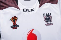 Thailandia Maglia Fiyi RLWC Champions 2017 2018 Bianco Thailandia Maglia Fiyi RLWC Champions 2017 2018 Bianco