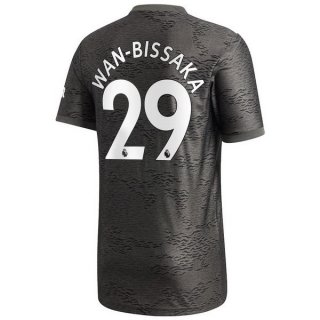 Maglia Manchester United NO.29 Wan Bissaka Away 2020 2021 Nero