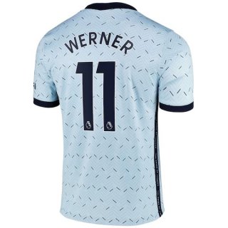 Maglia Chelsea NO.11 Werner Away 2020 2021 Blu