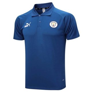 Polo Manchester City 2023 2024 Blu 2
