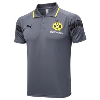 Polo Borussia Dortmund 2023 2024 Grigio