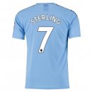 Maglia Manchester City NO.7 Sterling Home 2019 2020 Blu Maglia Manchester City NO.7 Sterling Home 2019 2020 Blu