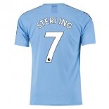 Maglia Manchester City NO.7 Sterling Home 2019 2020 Blu