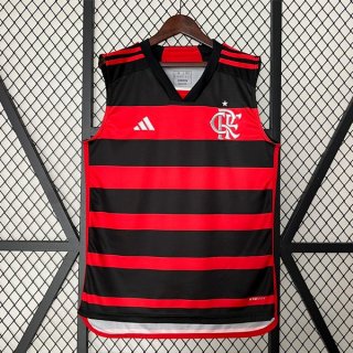 Thailandia Maglia Flamengo Home Senza Maniche 2024 2025