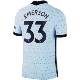Maglia Chelsea NO.33 Emerson Away 2020 2021 Blu