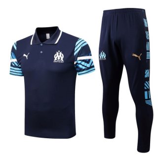 Polo Marseille Set Completo 2022 2023 Blu