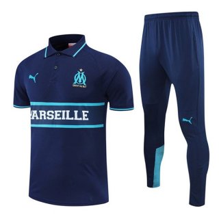 Polo Marseille Set Completo 2022 2023 Blu Navy