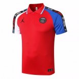 Polo Paris Saint Germain 2020 2021 Rosso Bianco Blu