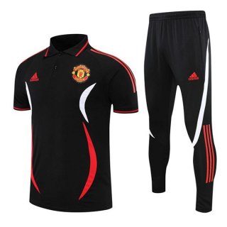 Polo Manchester United Set Completo 2022 2023 Nero