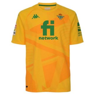 Thailandia Maglia Real Betis Portiere 2021 2022 Giallo