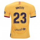Maglia Barcellona NO.23 Umtiti Away 2019 2020 Giallo Maglia Barcellona NO.23 Umtiti Away 2019 2020 Giallo