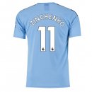 Maglia Manchester City NO.11 Zinchenko Home 2019 2020 Blu