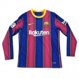Thailandia Maglia Barcellona Home ML 2020 2021 Rosso Blu