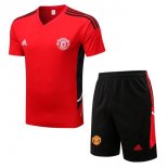 Maglia Formazione Manchester United Set Completo 2022 2023 Rosso