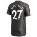 Maglia Manchester United NO.27 Alex Telles Away 2020 2021 Nero Maglia Manchester United NO.27 Alex Telles Away 2020 2021 Nero