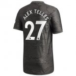 Maglia Manchester United NO.27 Alex Telles Away 2020 2021 Nero