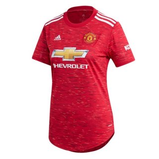 Maglia Manchester United Home Donna 2020 2021 Rosso