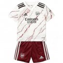 Maglia Arsenal Away Bambino 2020 2021 Bianco Maglia Arsenal Away Bambino 2020 2021 Bianco