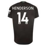 Maglia Liverpool NO.14 Henderson Terza 2019 2020 Nero