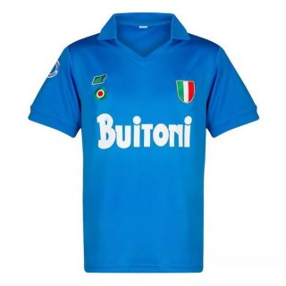 Thailandia Maglia Napoli Home Retro 1987 1988 Blu