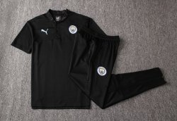 Polo Manchester City Set Completo 2019 2020 Nero