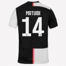Maglia Juventus NO.14 Matuidi Home 2019 2020 Bianco Nero Maglia Juventus NO.14 Matuidi Home 2019 2020 Bianco Nero