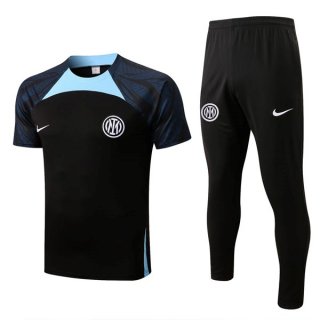 Maglia Inter Milan Set Completo 2022 2023 Nero