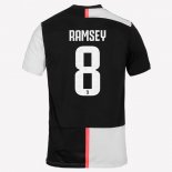 Maglia Juventus NO.8 Ramsey Home 2019 2020 Bianco Nero