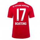 Maglia Bayern Munich NO.17 Boateng Home 2019 2020 Rosso Maglia Bayern Munich NO.17 Boateng Home 2019 2020 Rosso