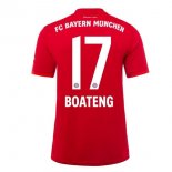Maglia Bayern Munich NO.17 Boateng Home 2019 2020 Rosso Maglia Bayern Munich NO.17 Boateng Home 2019 2020 Rosso