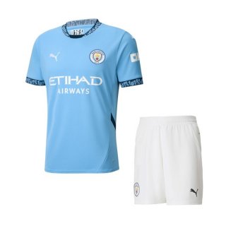 Maglia Manchester City Home Bambino 2024 2025